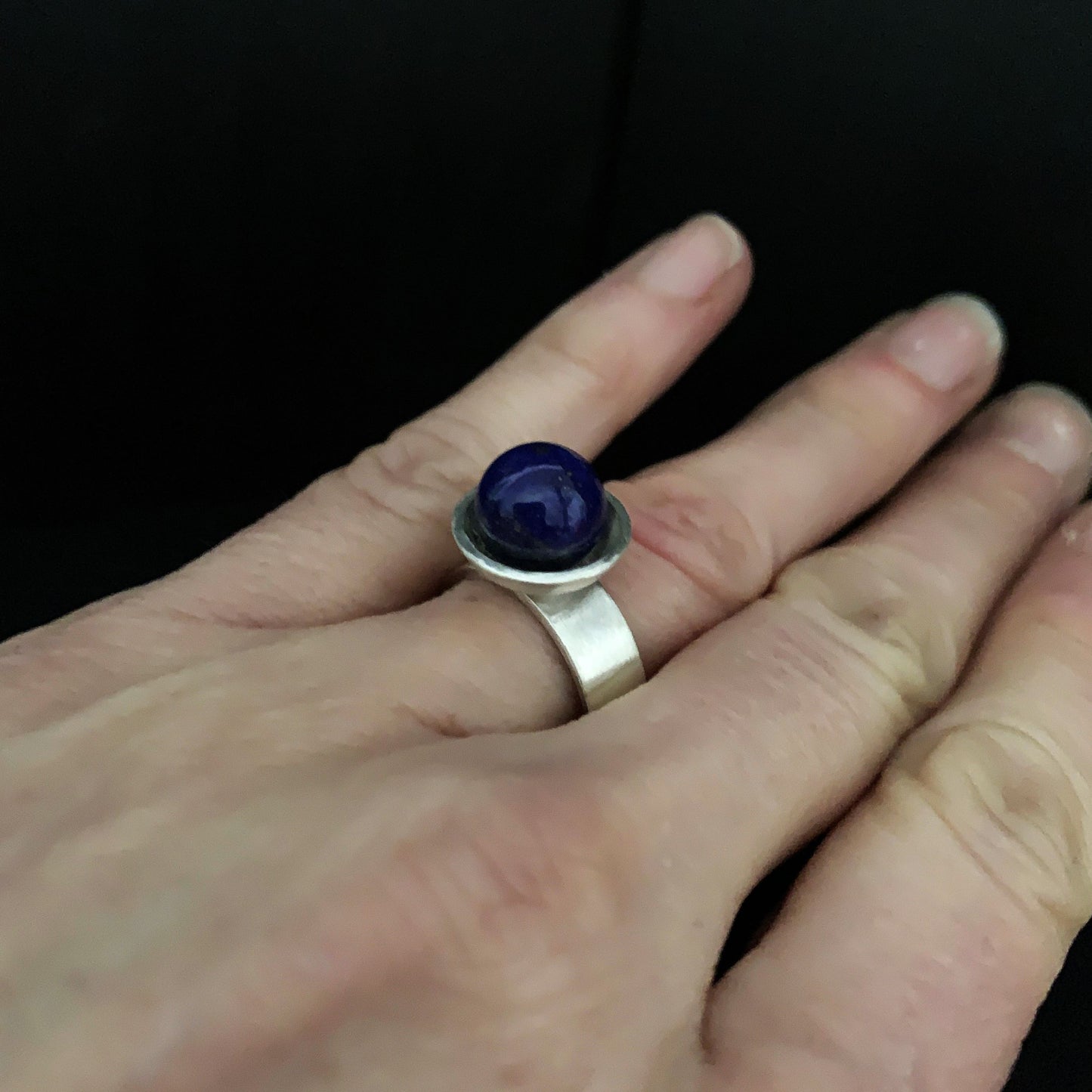 Lapis Lazuli Lunar Ring